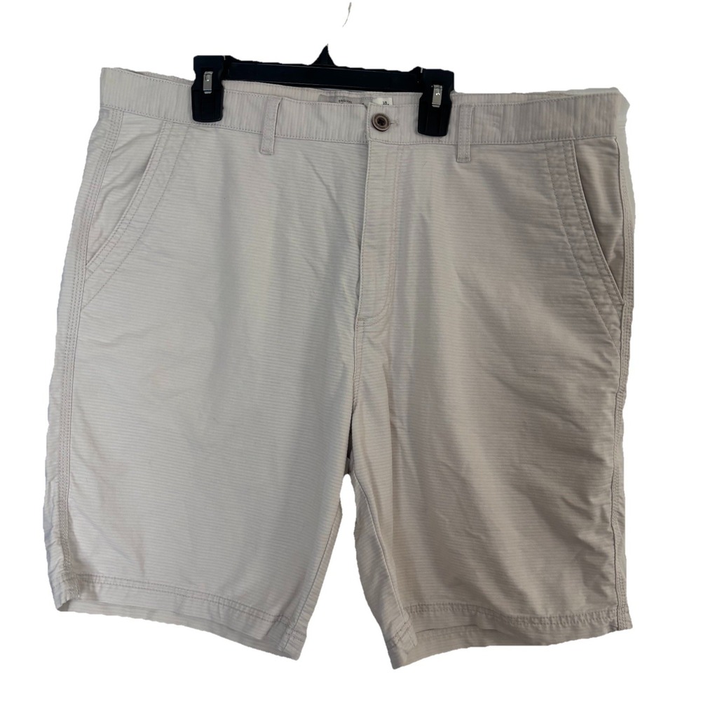 Weatherproof Vintage Mens 38x8 Khaki Shorts Stretch Hiking Outdoor Casual